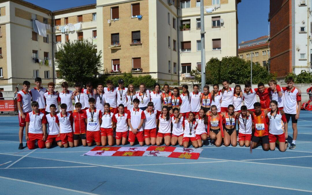 CASTILLA Y LEÓN A LAS PUERTAS DEL PODIO EN EL CAMPEONATO DE ESPAÑA DE FEDERACIONES SUB 16, CON UNA DECENA DE MEDALLAS INDIVIDUALES